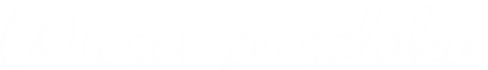 Wieści ze szlaku